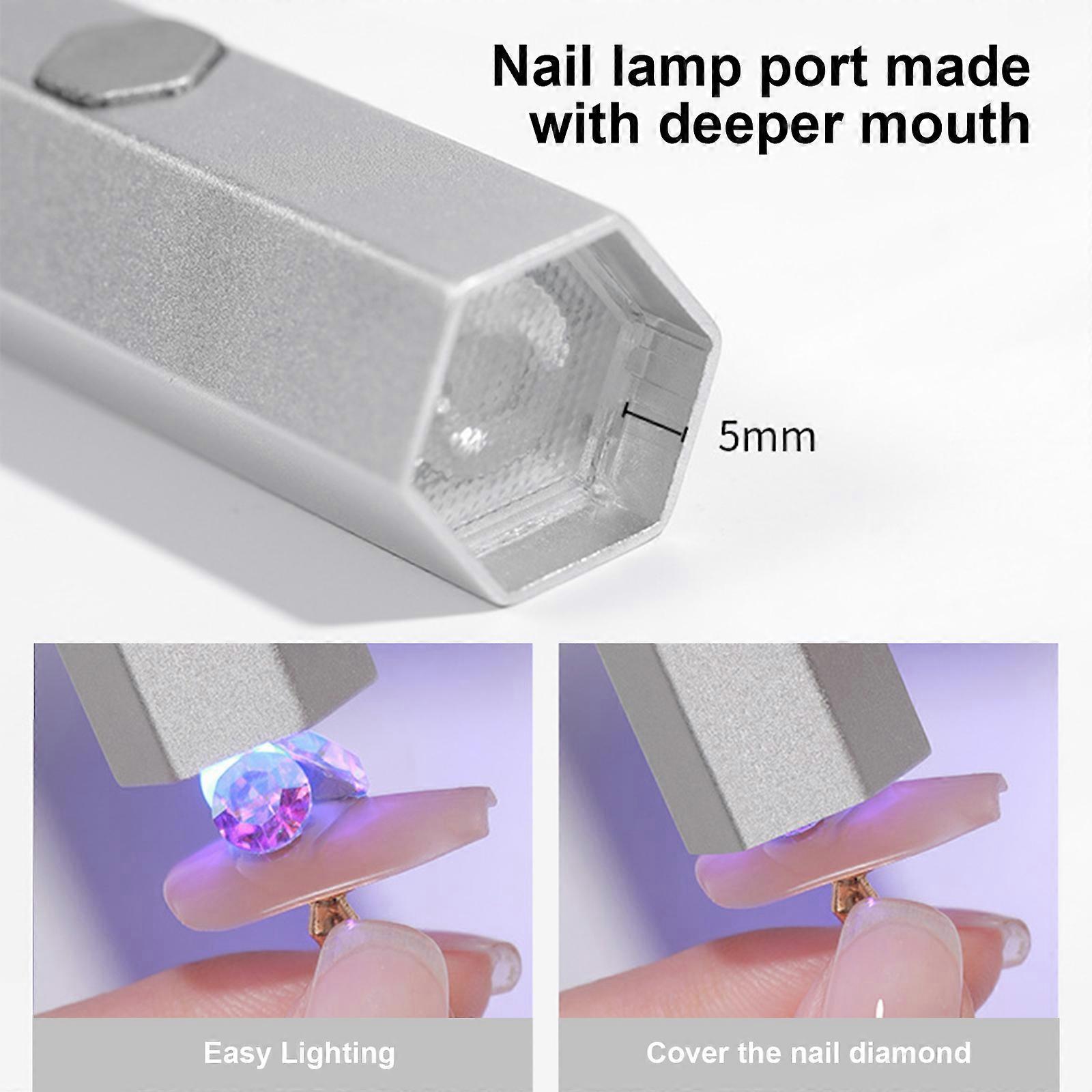 LCD Display Handheld Nail One Lamp Small Portable Light Therapy Lamp Nail Baking Lamps