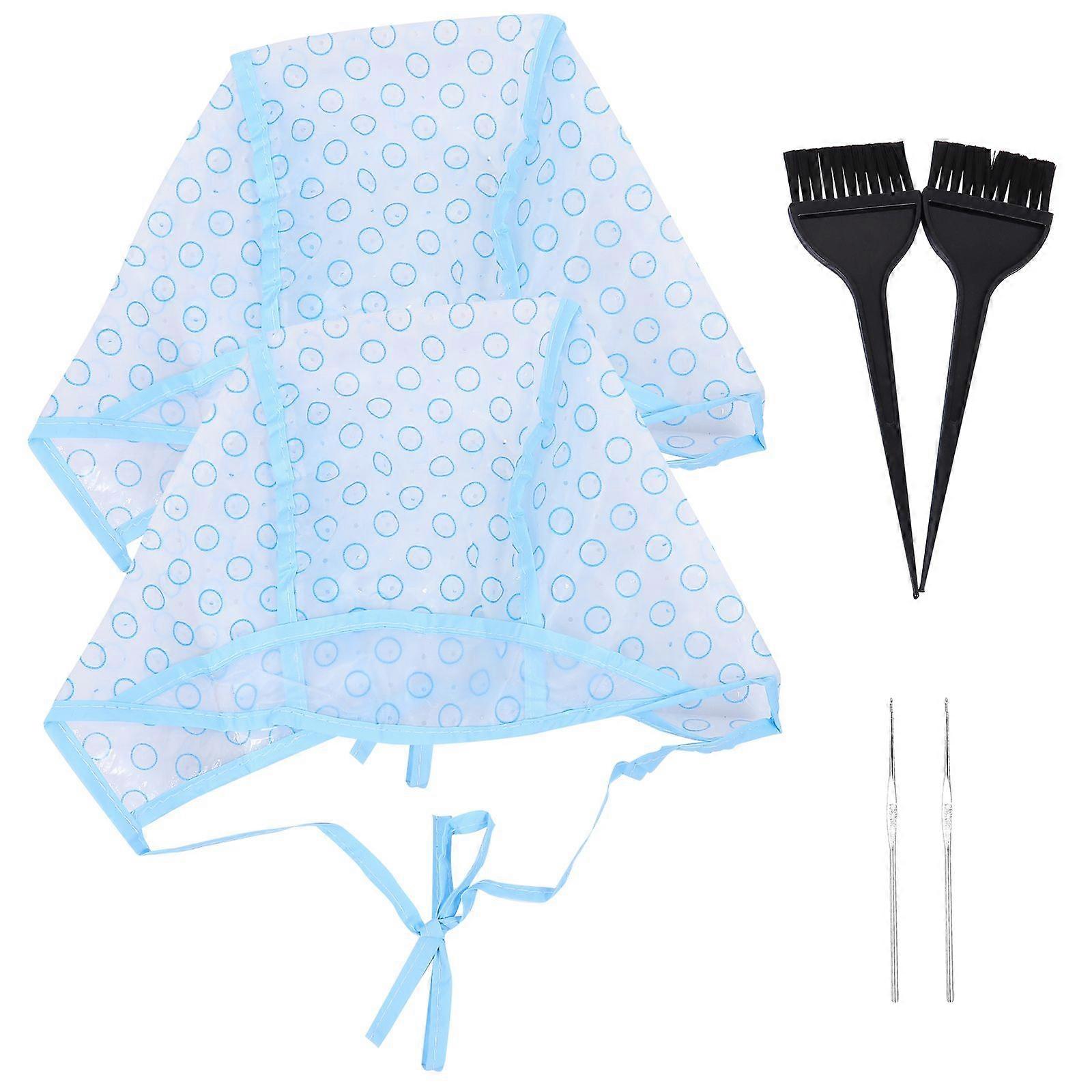 6PCS Hair Highlight Kit Disposable Highlight Tipping with Hook Brush