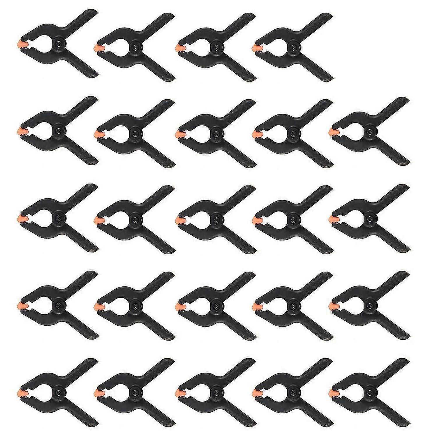 24X Spring Clamps, Plastic Glue Clamps for Universal Use in the Home