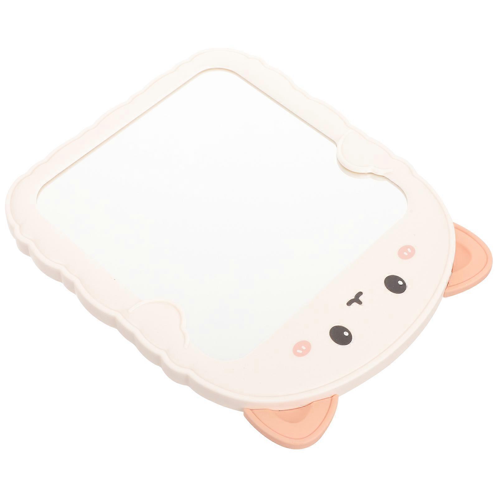 Cat Ear Folding Makeup Mirror for Makeup Use with Portable Design