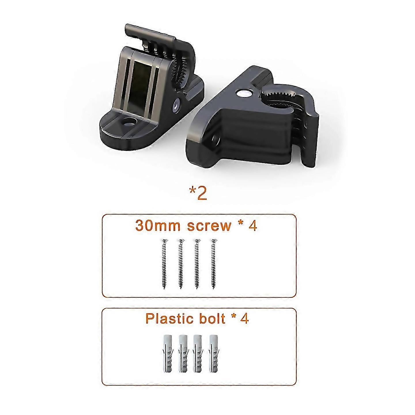 Für 2pcs Universal Bracket Clamp Fixed Clip Screw Mount Holder Stand