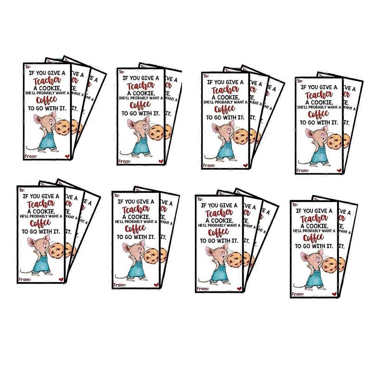 Greeting Card for Teacher Cards with Appreciation,C