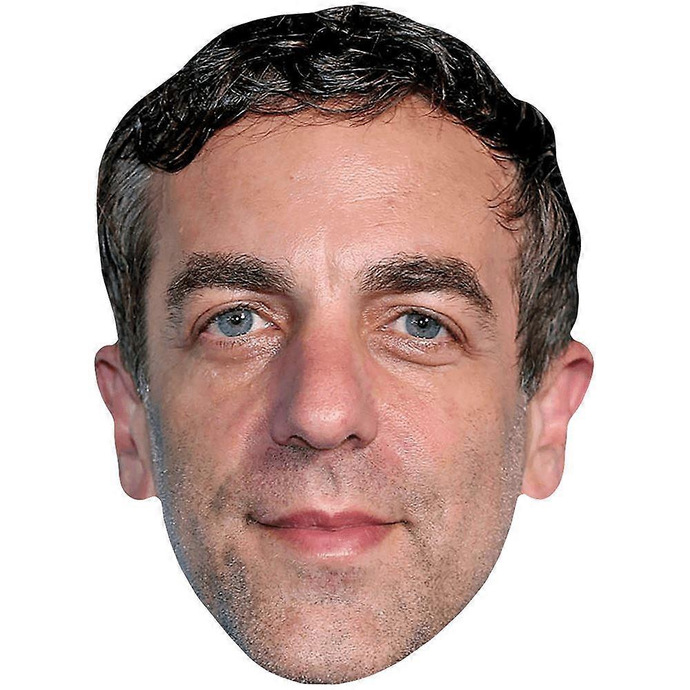 Benjamin Joseph Novak (Stubble) Celebrity Mask, Flat Card Face