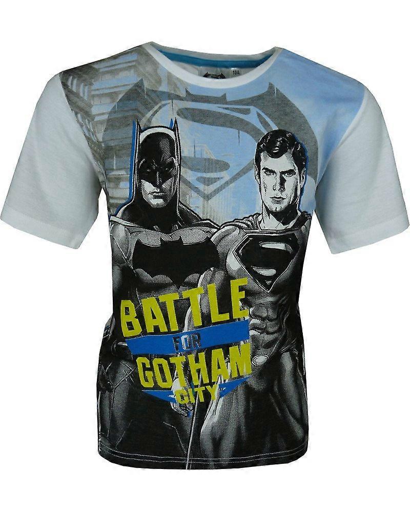 Gutter Batman & Superman kortermet T-skjorte
