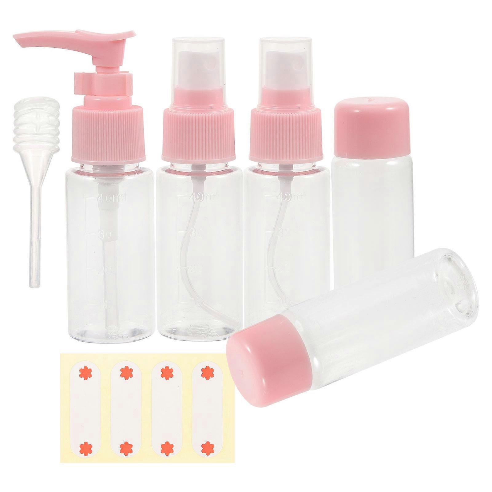 Toiletry Bottles Plastic Leakproof Travel Containers for Storage Use 14Pcs