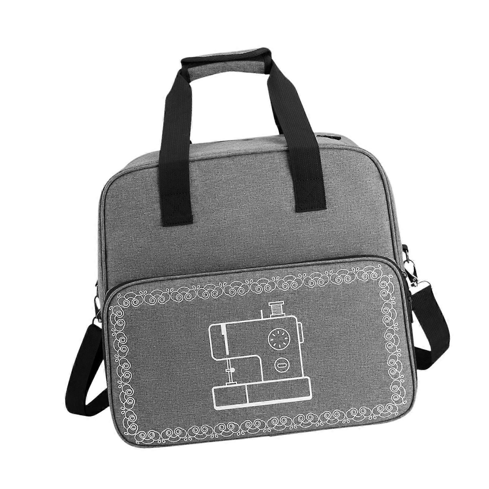 Sewing Machine Carrying Case Dustproof for Scissors Sewing Machine Carry Bag Gray