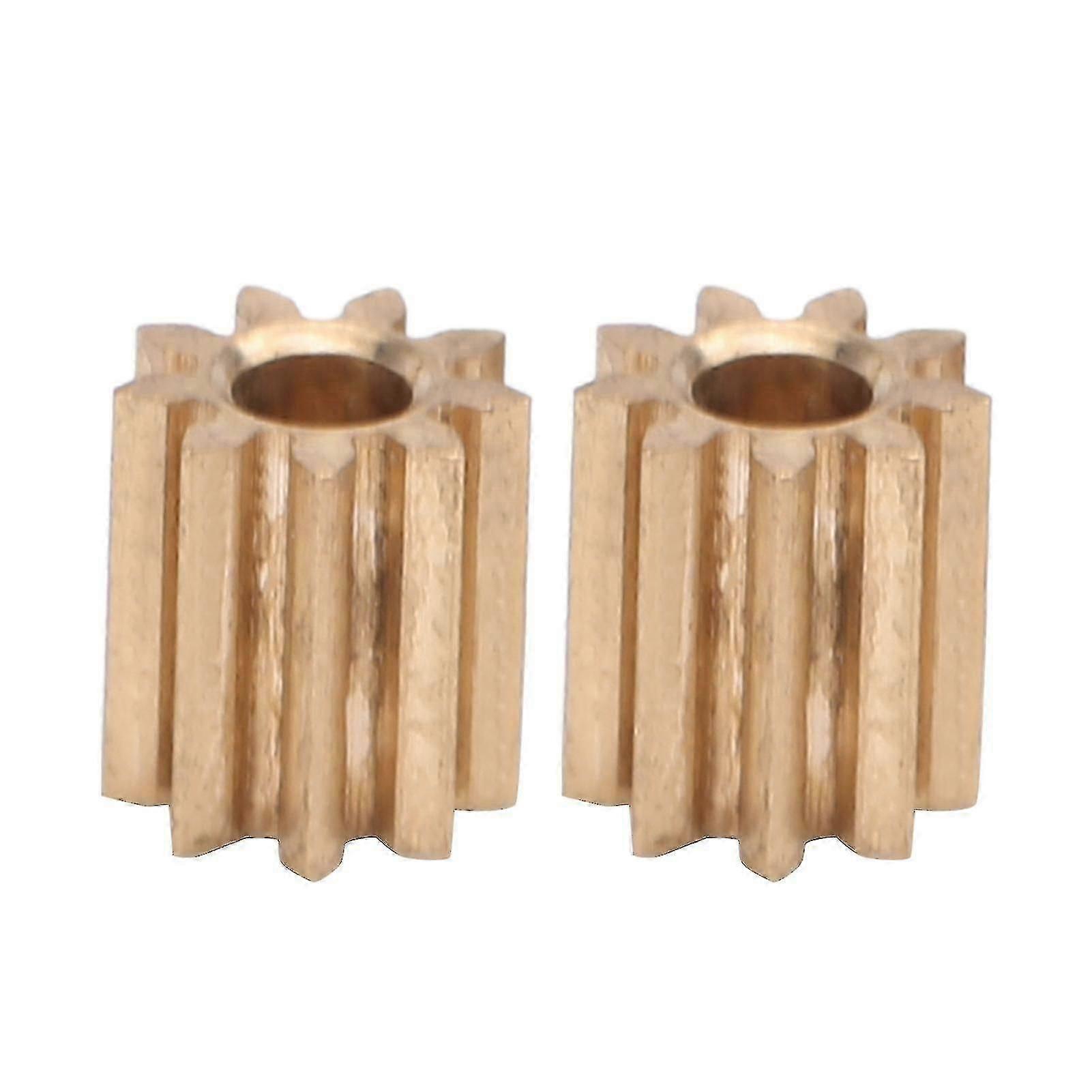 Brass Motor Pinion Gear Replacement for Duplo Intelli Lok Module 0.4 9 Teeth JB5-2