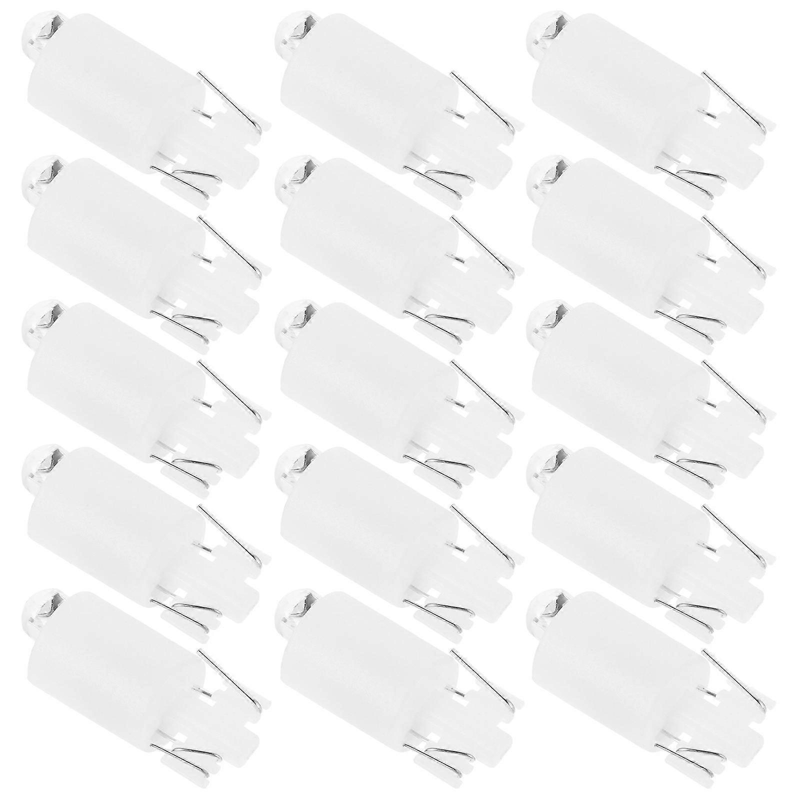 LED Gaming LED Lights for Gaming Machine Components White Plastic 12V Stable Power Supply for Gaming Machine Buttons 20Pcs