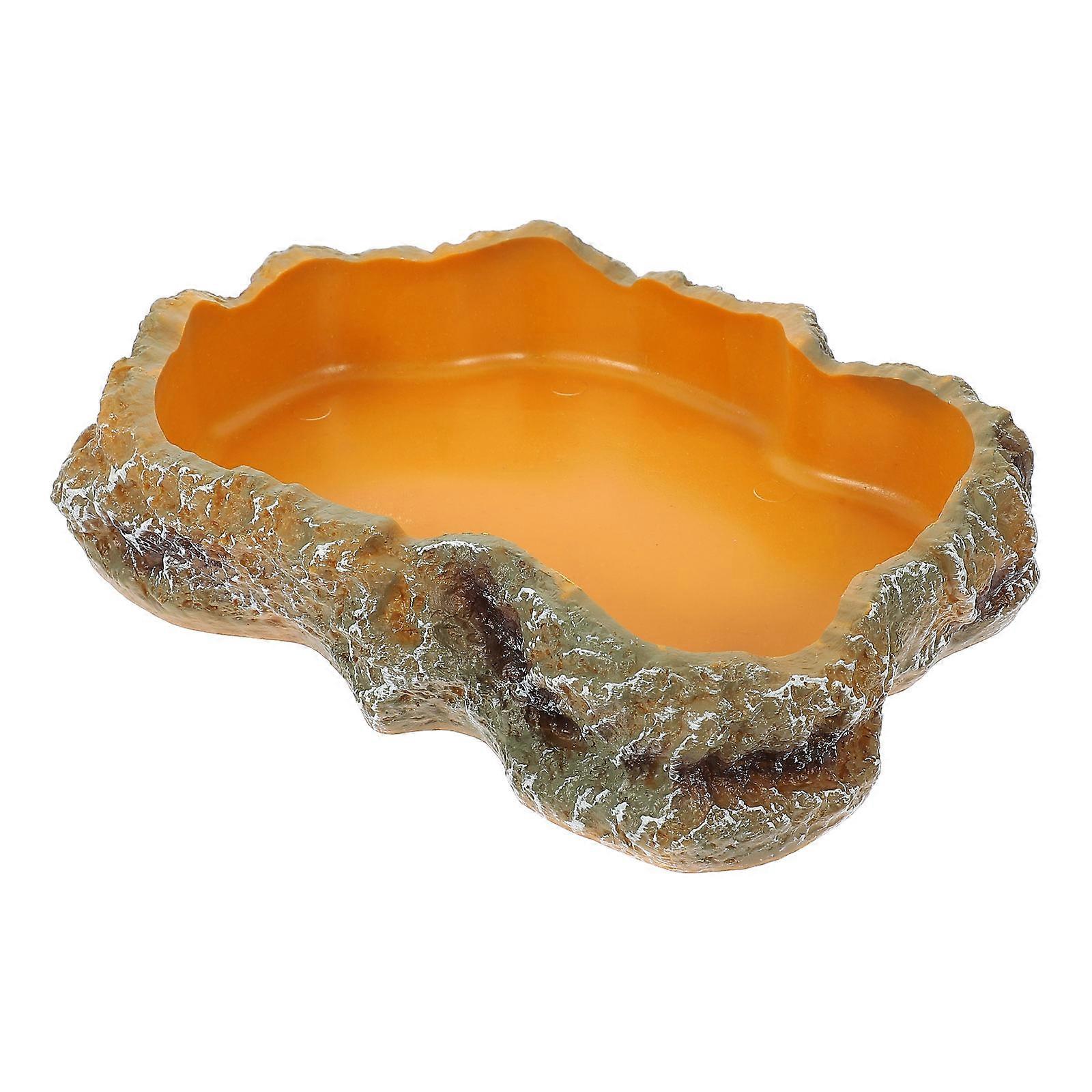 Lizard Bowl Tortoise Feeding Basin for Storage 4Pcs
