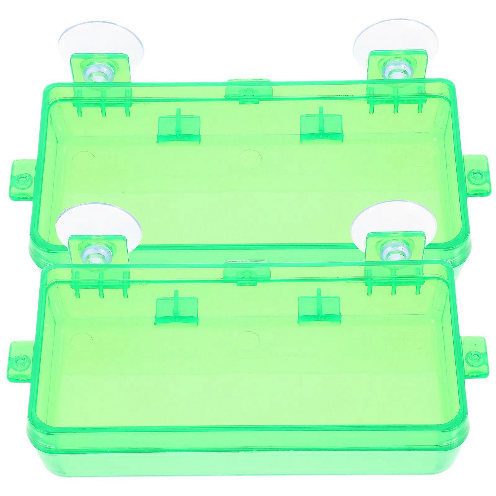 Escape Reptile Feeding Boxes 6 Pcs Multi-Function Feeders For Reptiles Designed For Water Storage And Convenience