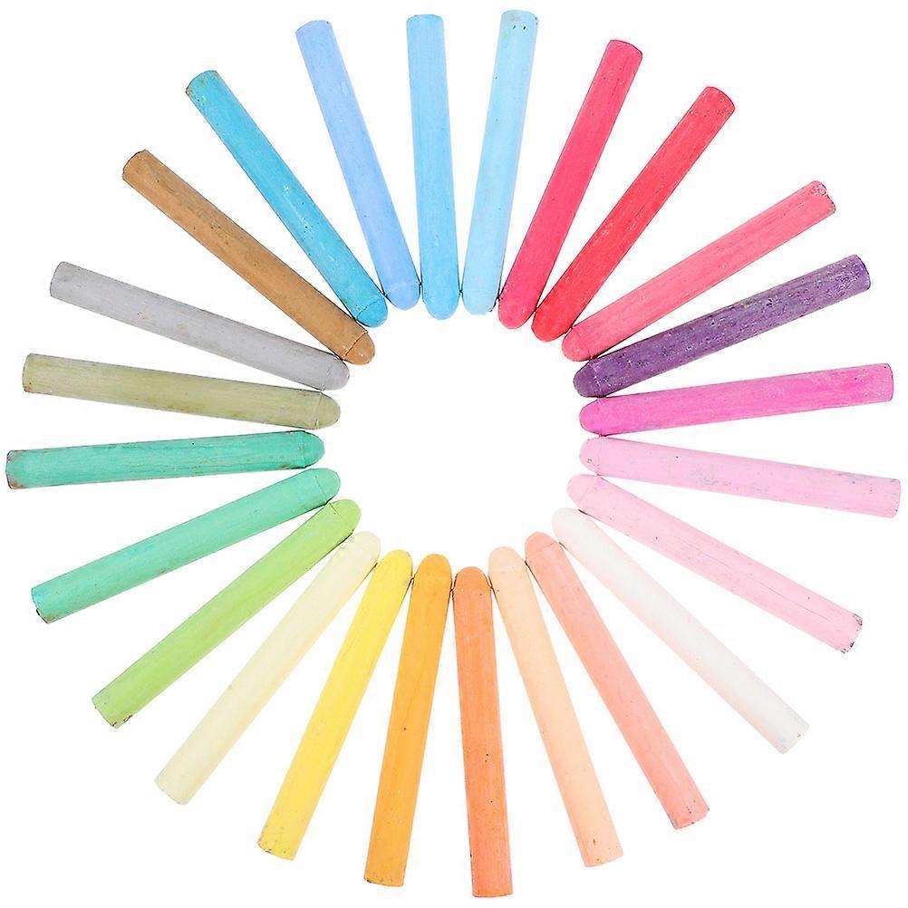 Comfortable Grip Water Soluble Chalks 240Pcs for Blackboard Use in Office