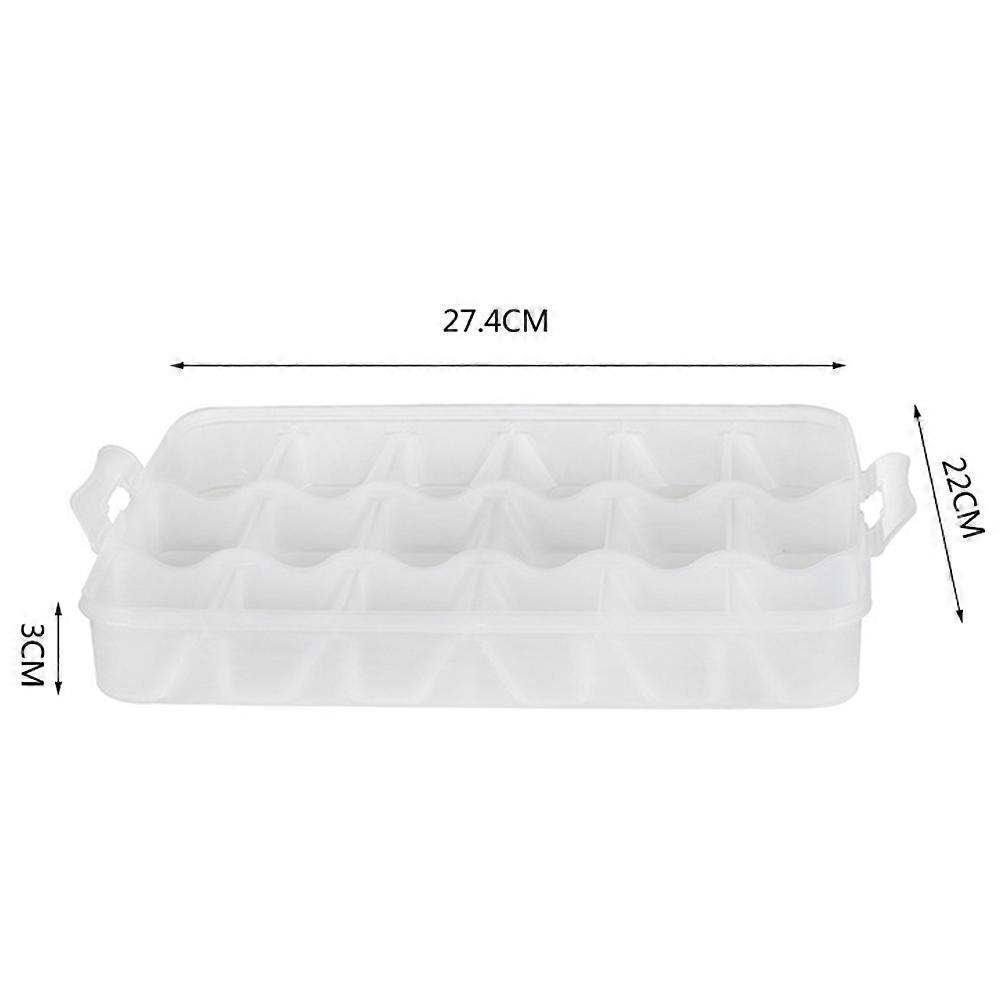 Dumpling Holder Four Layers for Keeping Fresh 2Pcs Stackable Organizer