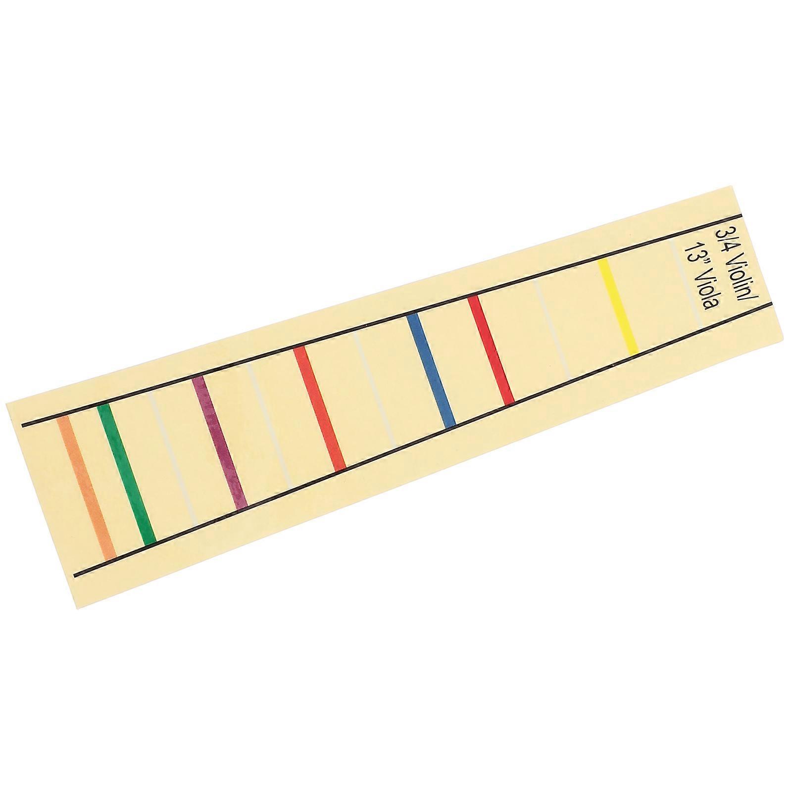 Fret Label Sticker for Viola for Practice 2Pcs 13 Inch Viola Finger Guide