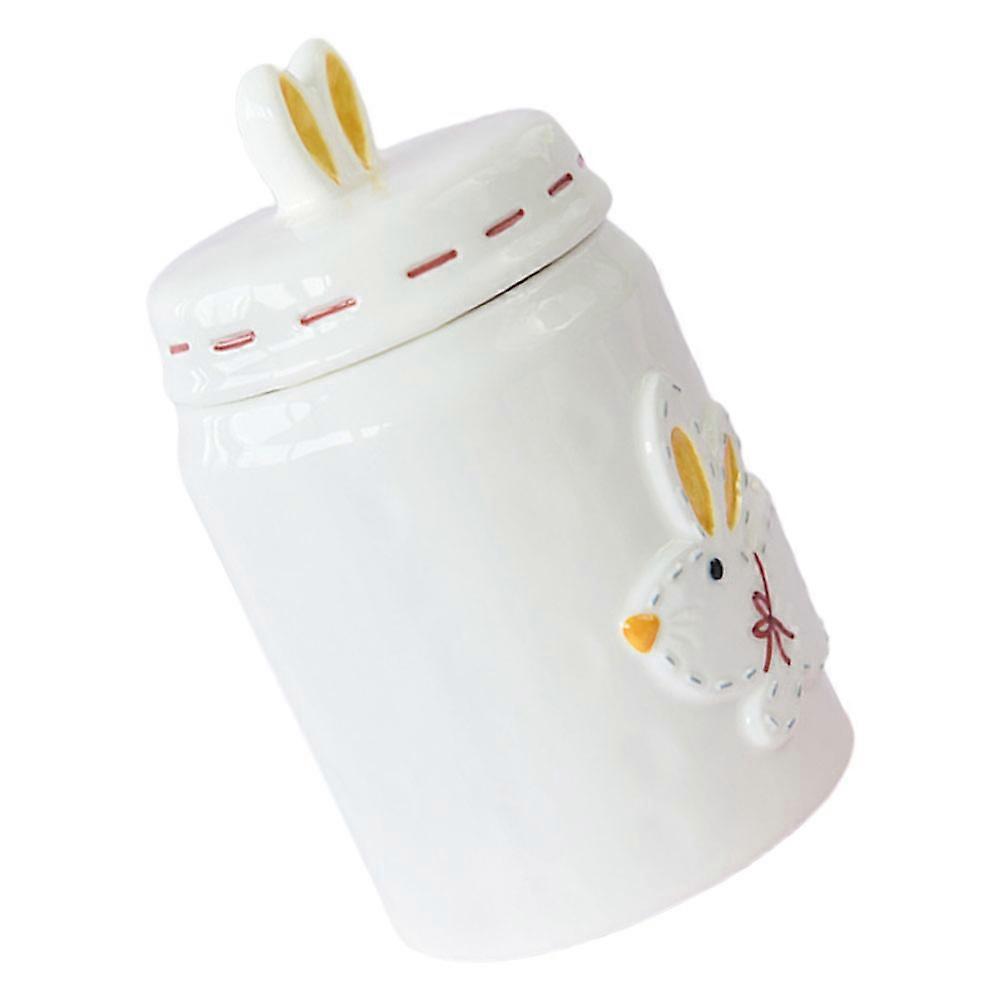 Kitchen Storage Container for Storage 3Pcs Ceramic Honey Canister with Lid