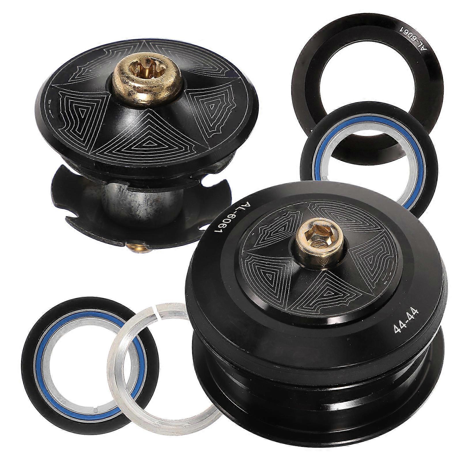 Bicycle Components Tapered Shape Headset For Road Biking Aluminum Alloy Durable Replacement Part 1 Set