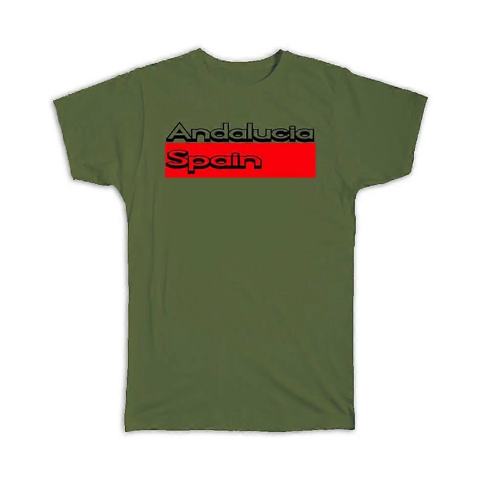 Camiseta Presente: Retângulo Andaluzia Espanha