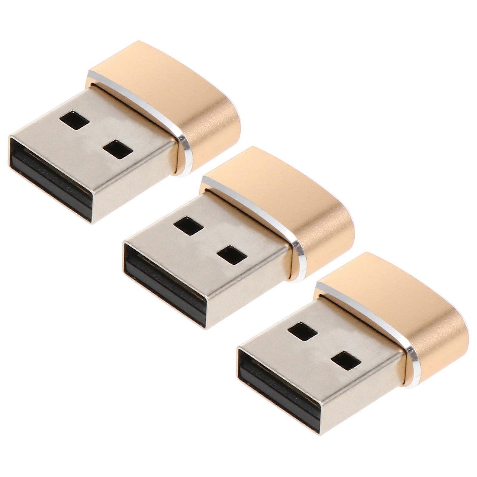 USB to Type-C Adapter Charging Adapter Type-C to USB 2.0 Converter 3Pcs