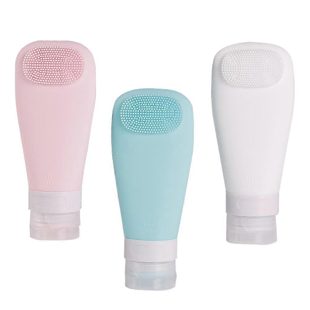 Empty Bottle Travel Bottle Silicone for Storage 3Pcs Durable Refillable Set