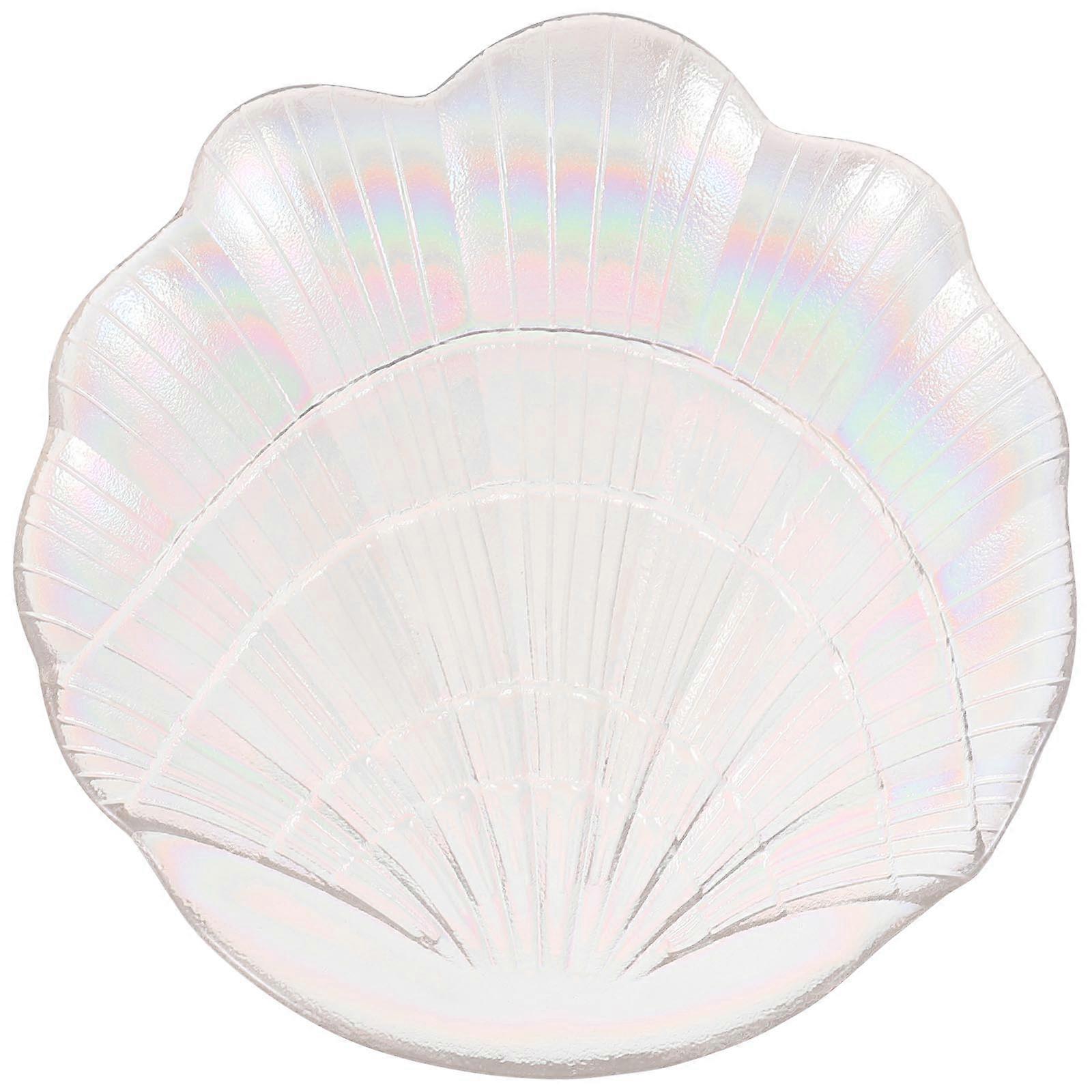 Jewelry Storage Plate Shell Shaped for Organizing Earrings 2Pcs Trays