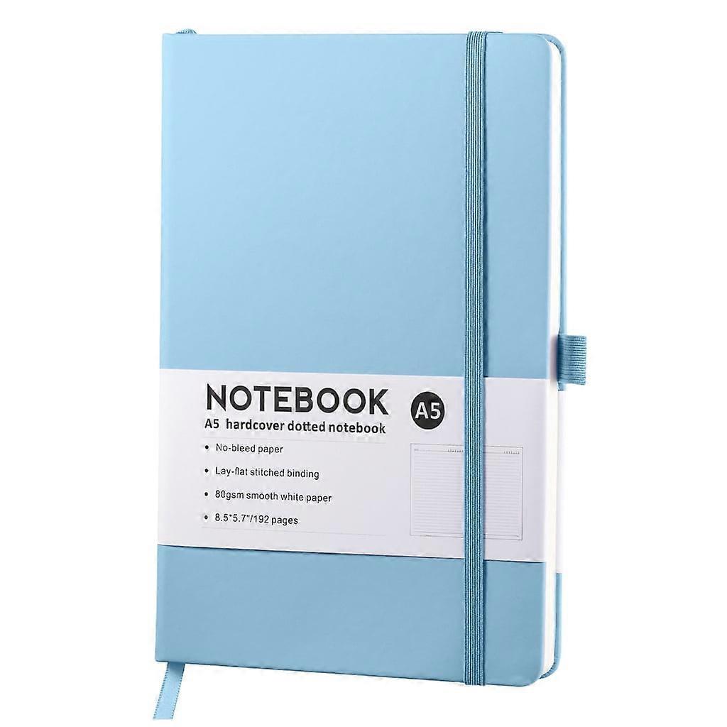 PU Notebook Business Notepad Journal with Elastic Strap Closure Pen Slot