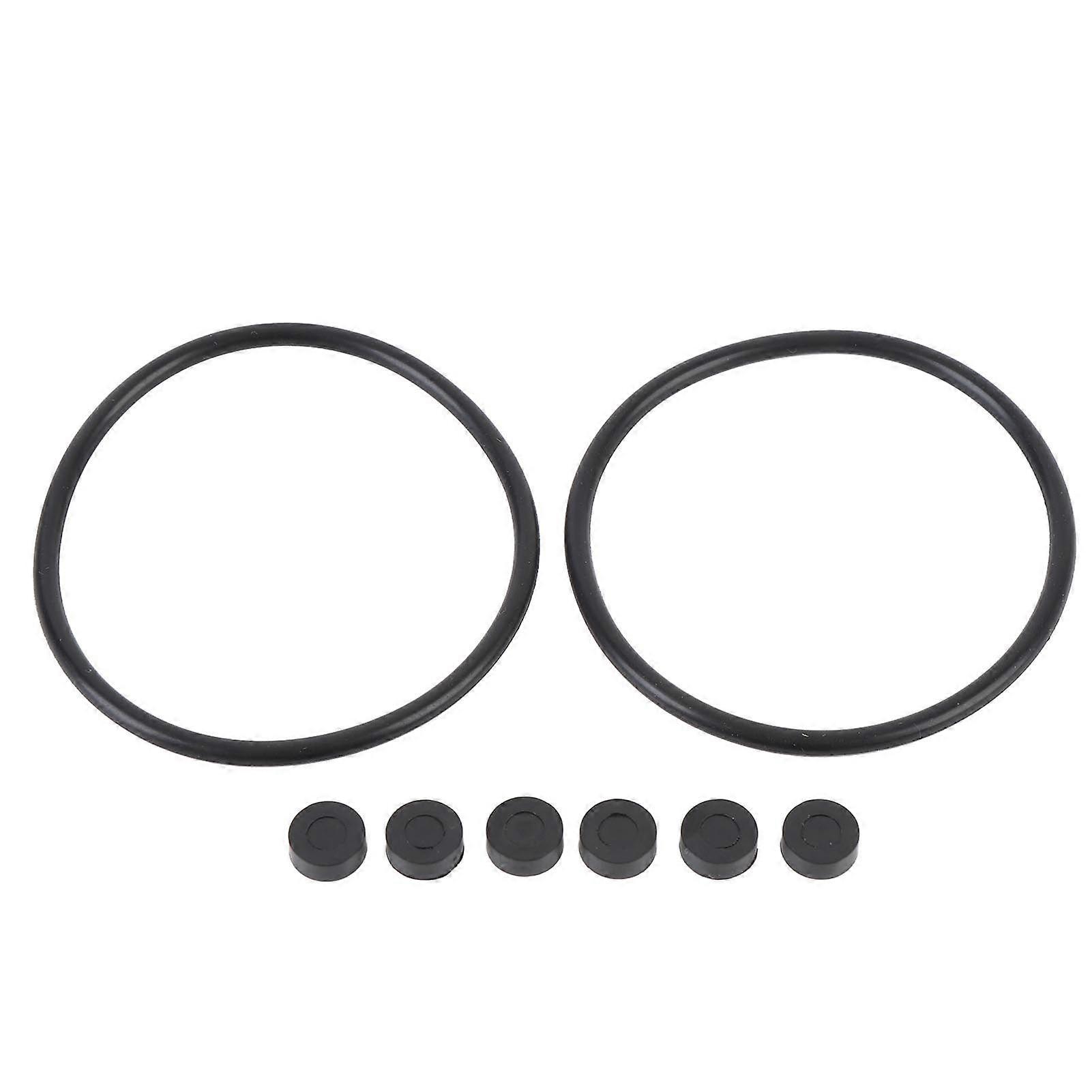 O Ring for REVOX NAB Hub Adapter Rubber 2 Seal Rings and 6 Pucks Reel to Reel Tape Nab Hub Adapter Overhaul Kit for Studer Black