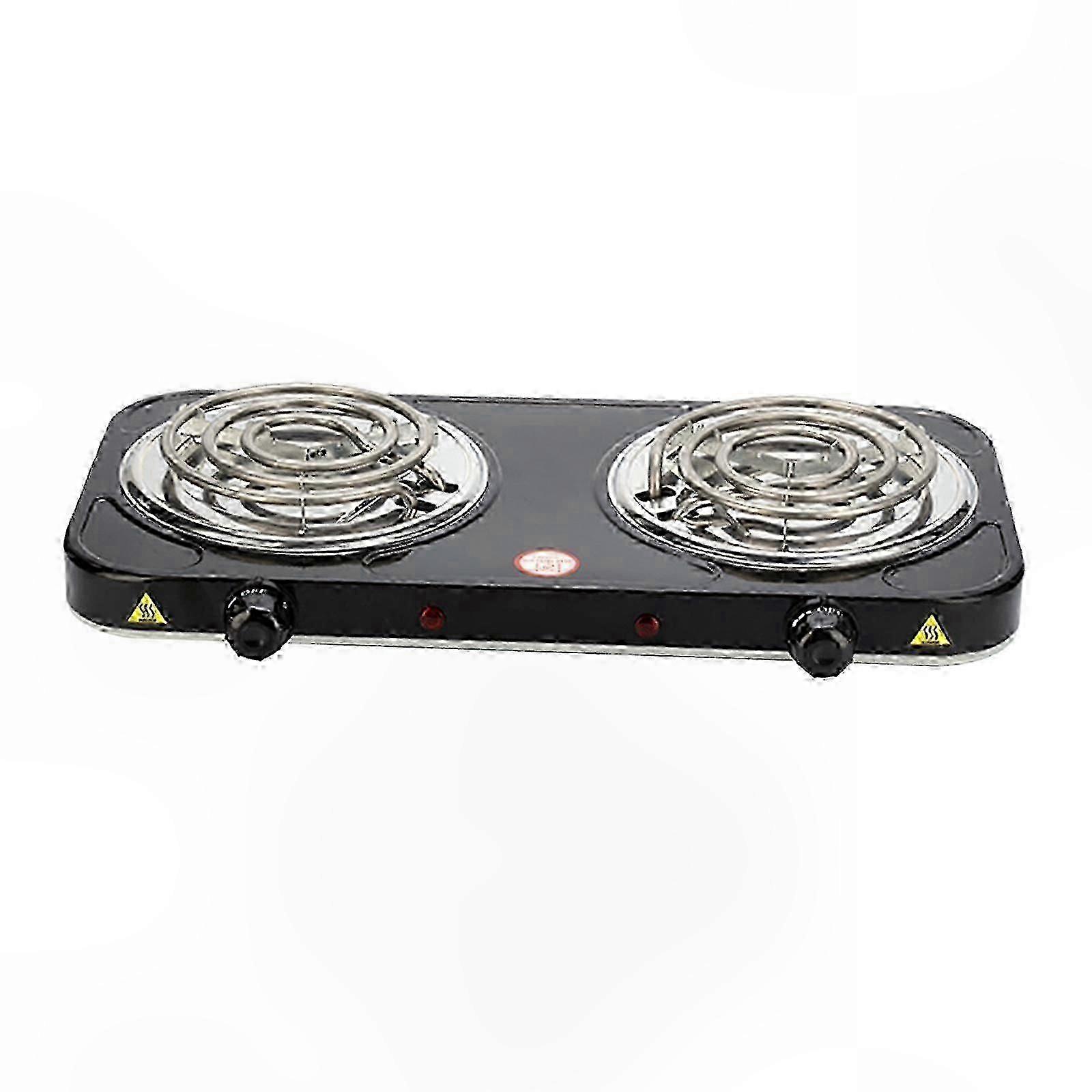 Electric Portable Cooktop with Indicator Lights and Coil Burner for Practical Cooking Solutions