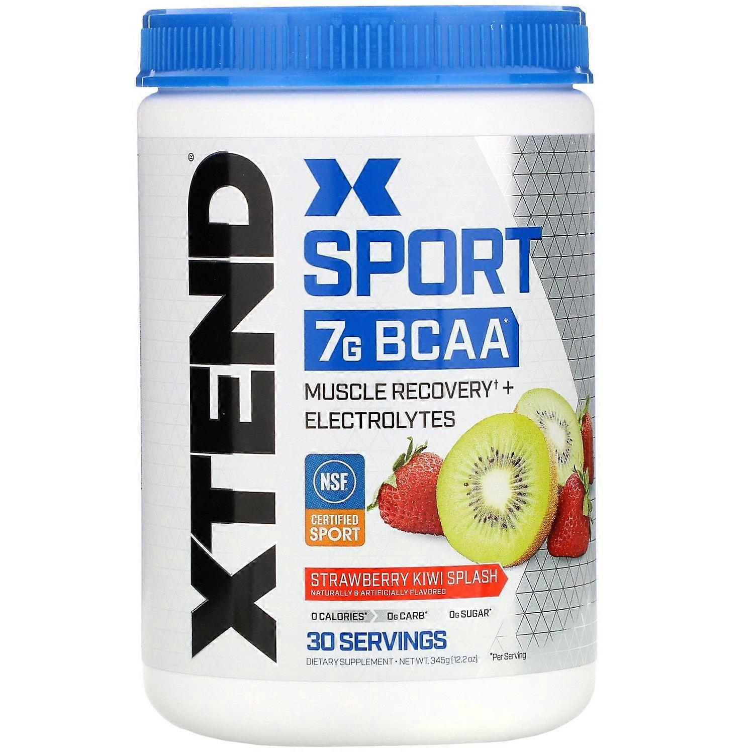Xtend, Xtend Sport, 7G BCAA, Strawberry Kiwi Splash, 12.2 oz (345 g)