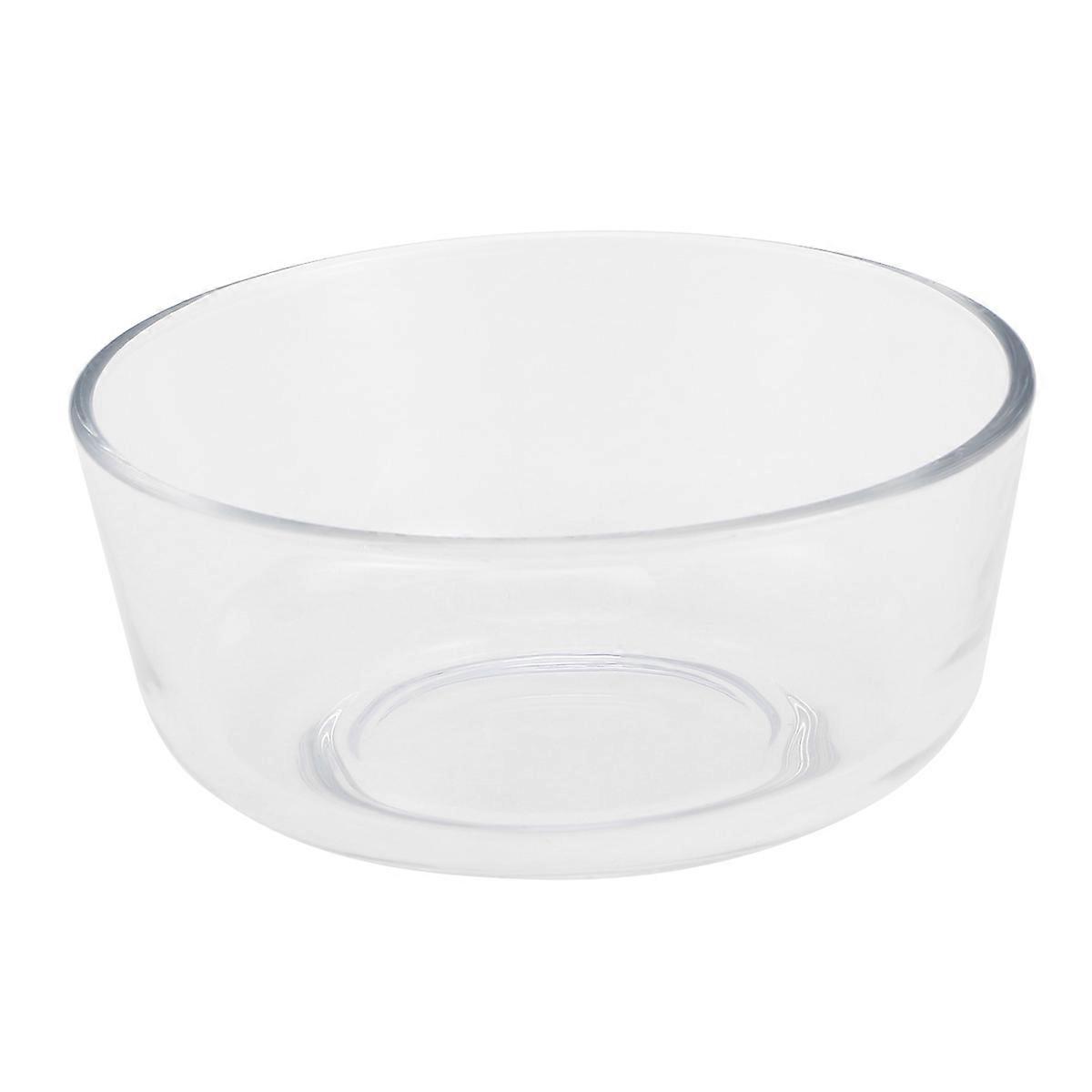 Glass Bowl for Eating Use 6 Inch Transparent Salad Bowl 1Pcs Serving Dish
