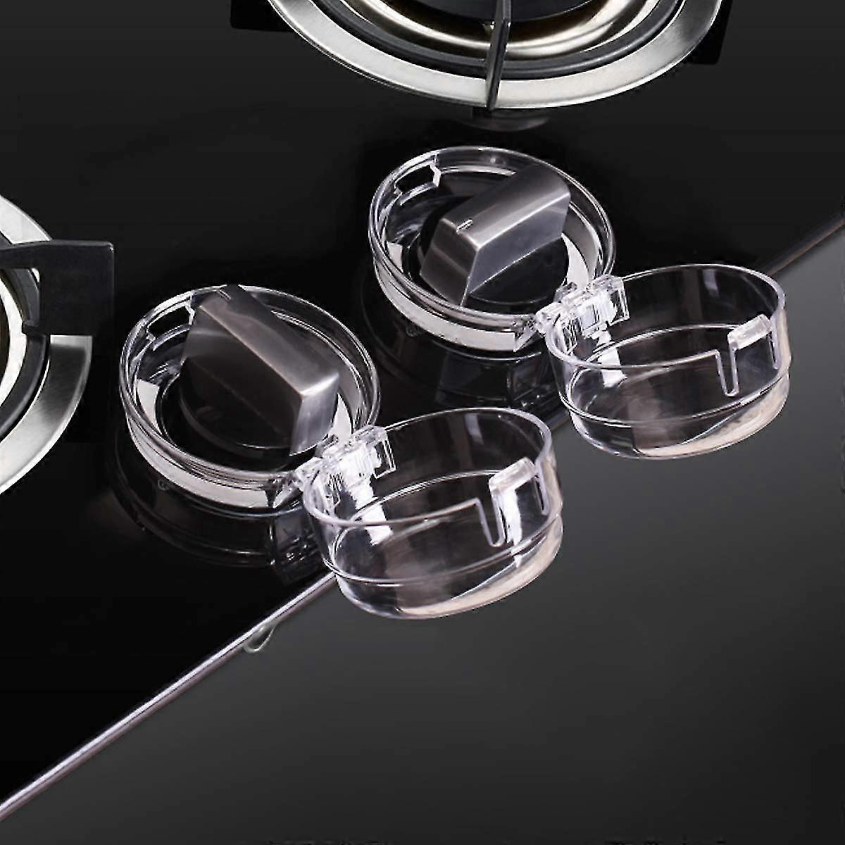 8 st spis knoppskydd för barnsäkerhet, barn universal design spis knopp lock Protectio