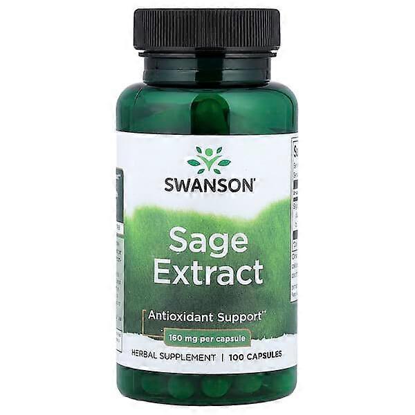 Swanson, Sage Extract, 160 mg, 100 Capsules