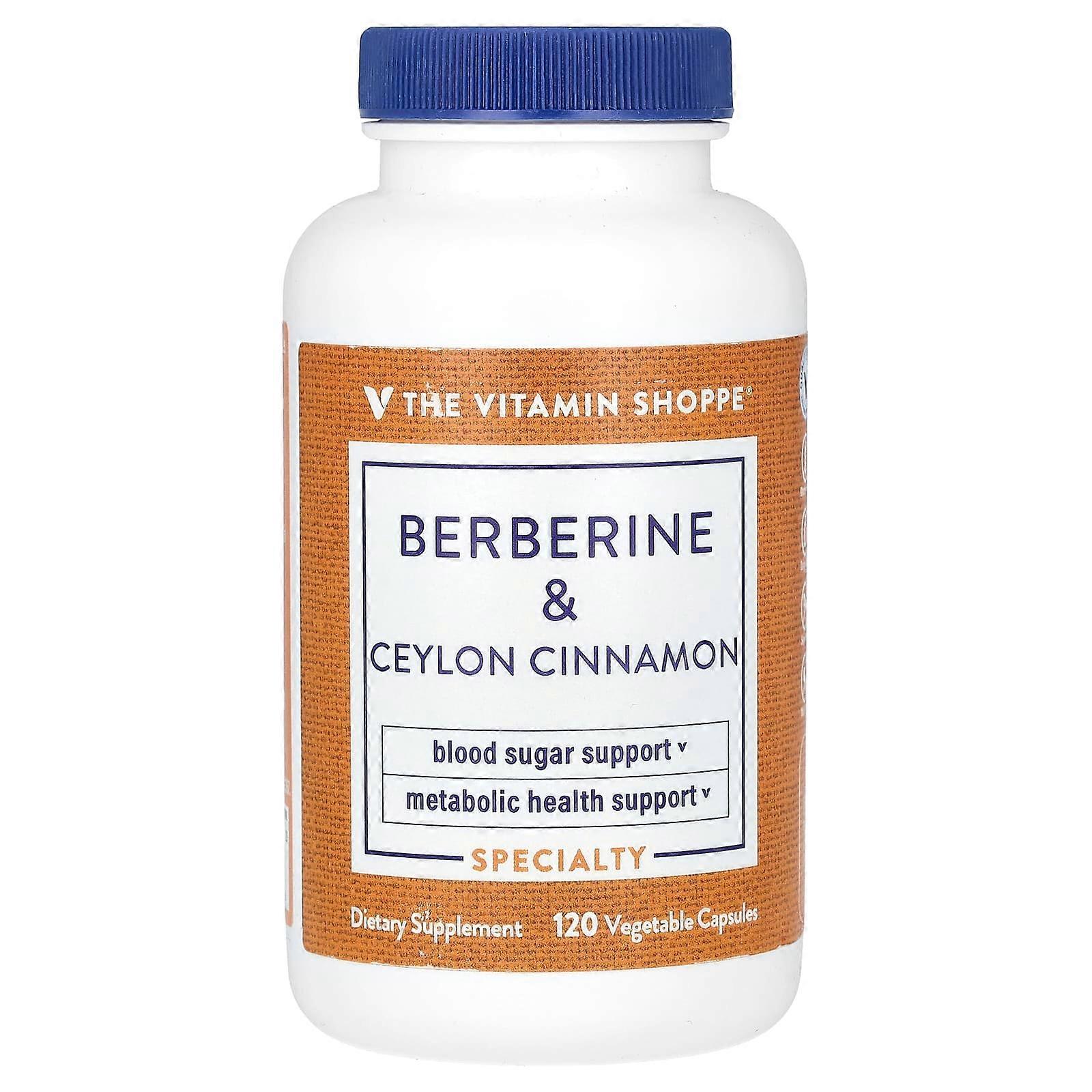 Berberine & Ceylon Cinnamon, 120 Vegetable Capsules