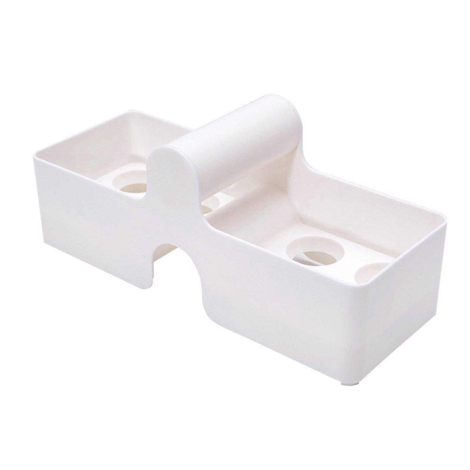 Handheld Egg Holder with Handle Large Capacity Easy to Clean Space Saving Container Stackable Egg Organizer Dispenser