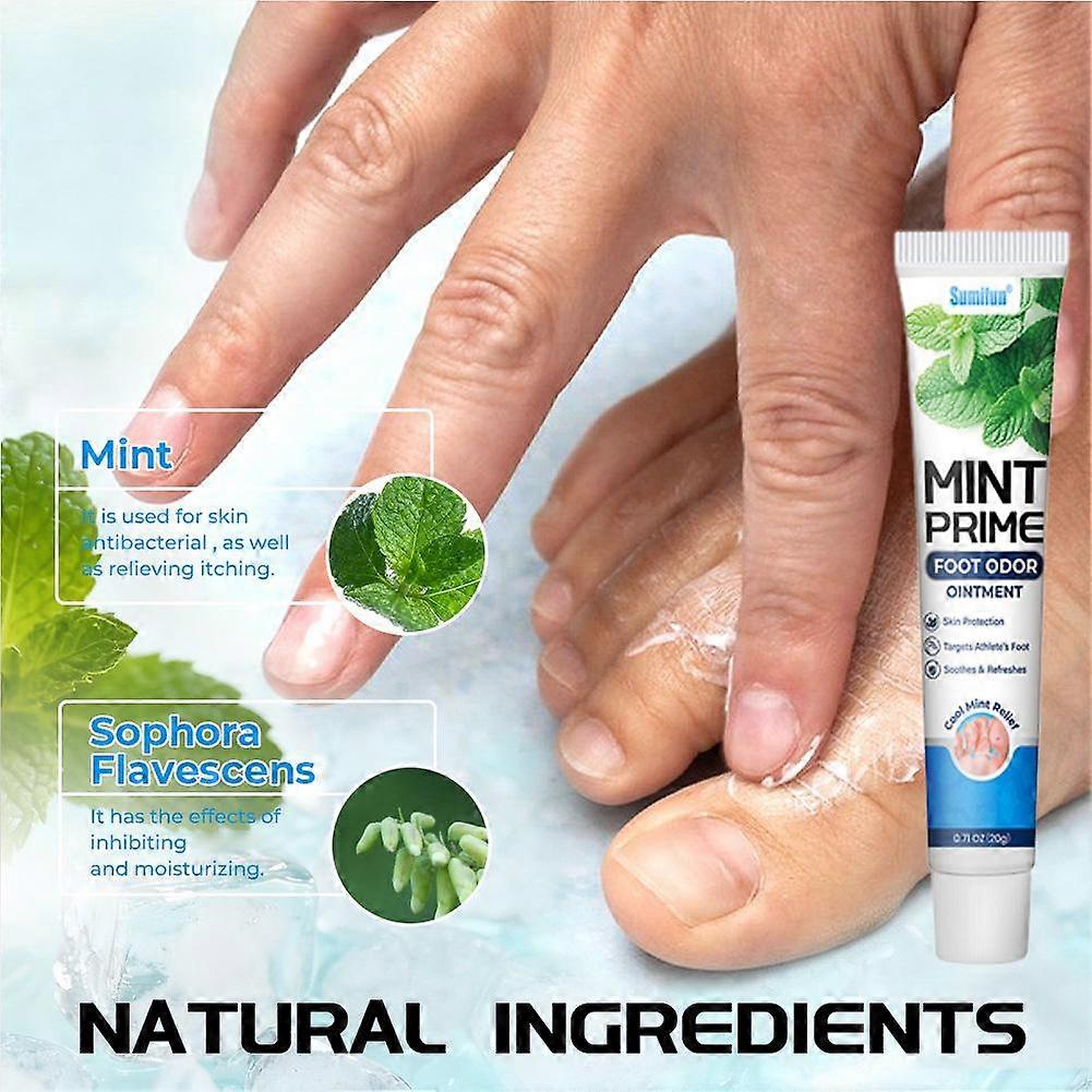 Mint Cool Foot Cream Deep Cooling Powerful Antibacterial Deodorizing