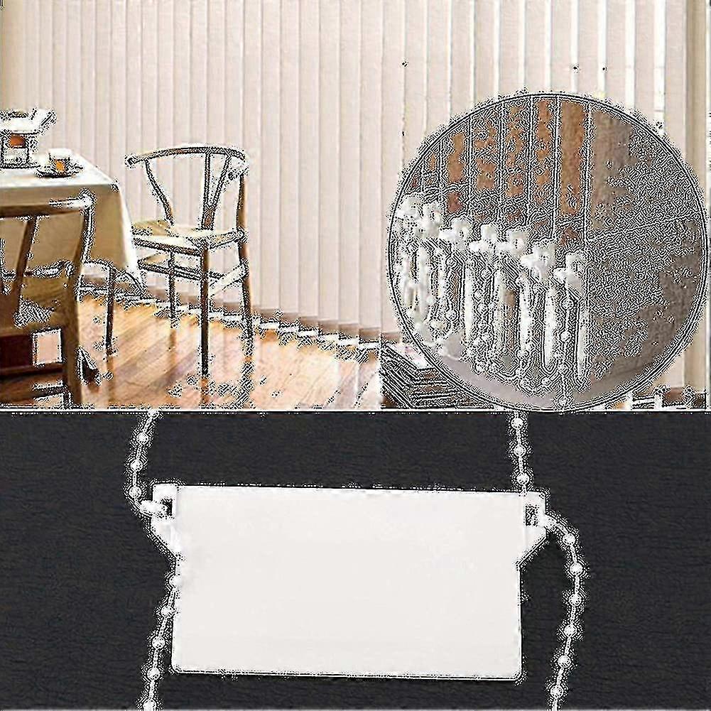 プラスチックチェーンコネクタ付き垂直ブラインド修理キット、89mm重量スラット付き