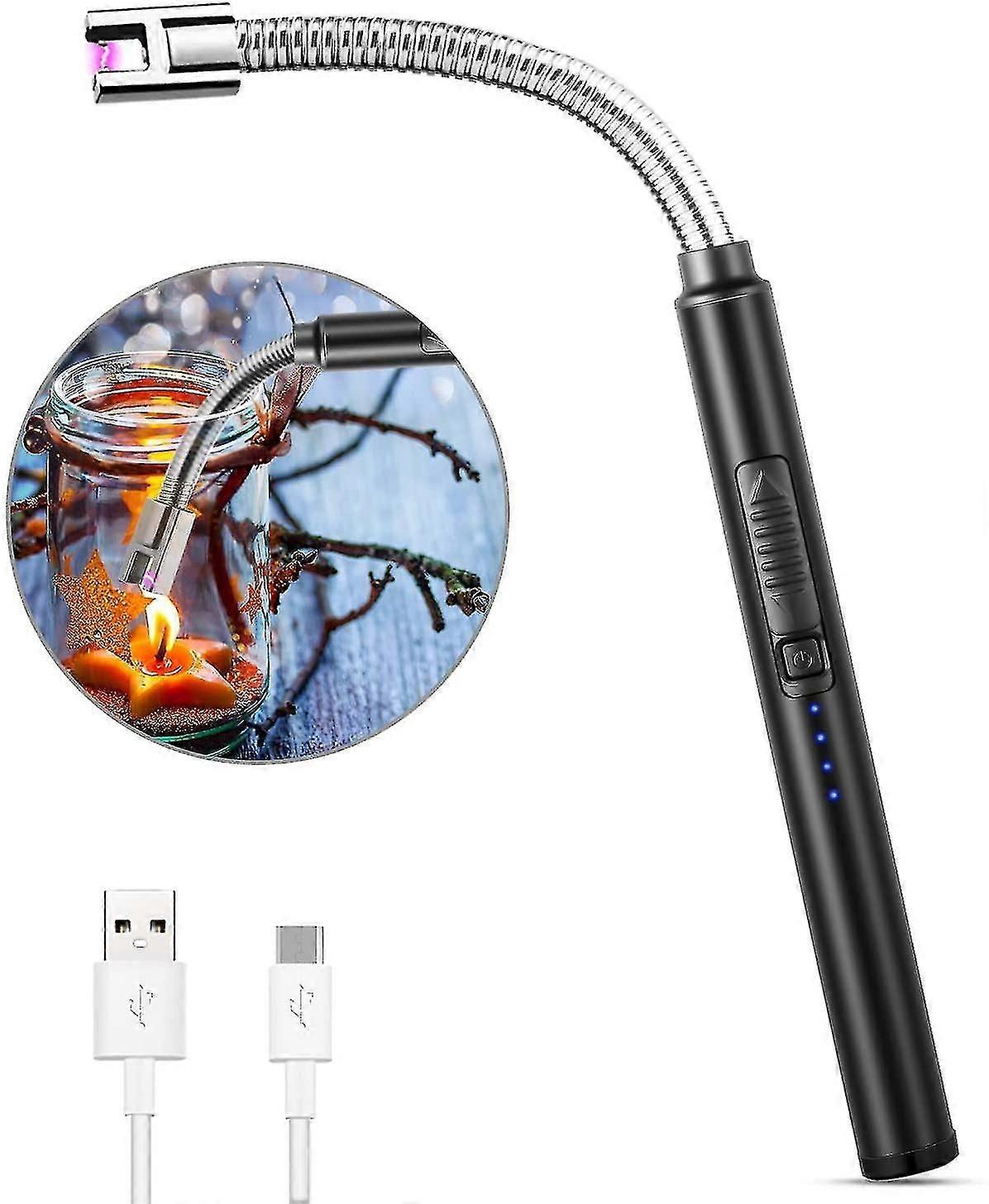 Electric Candle Lighter, Usb Rechargeable Electric Lighter Electronic