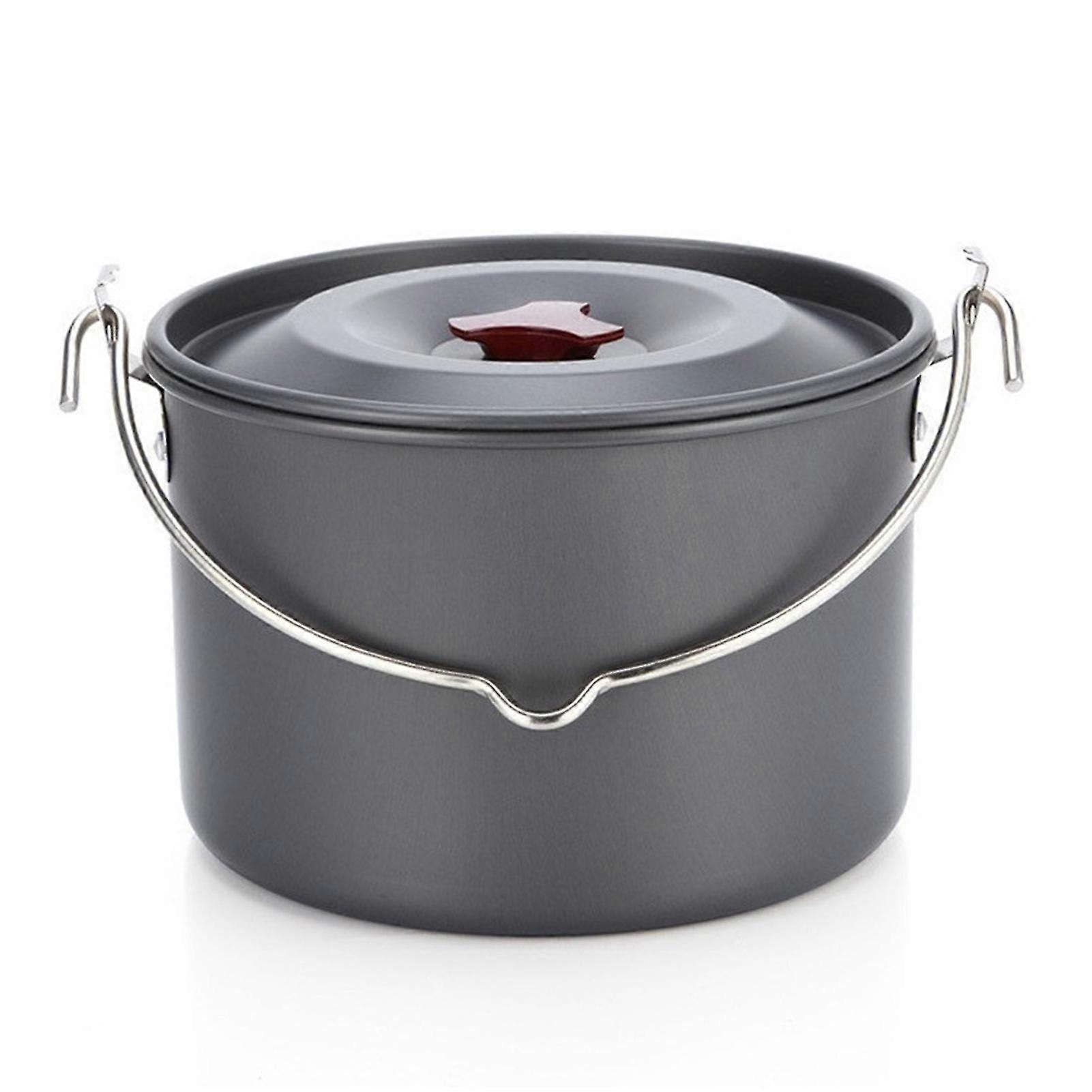 Camping Hanging Pot Cookware Outdoor Tableware 4-6 Persons Picnic Cooking