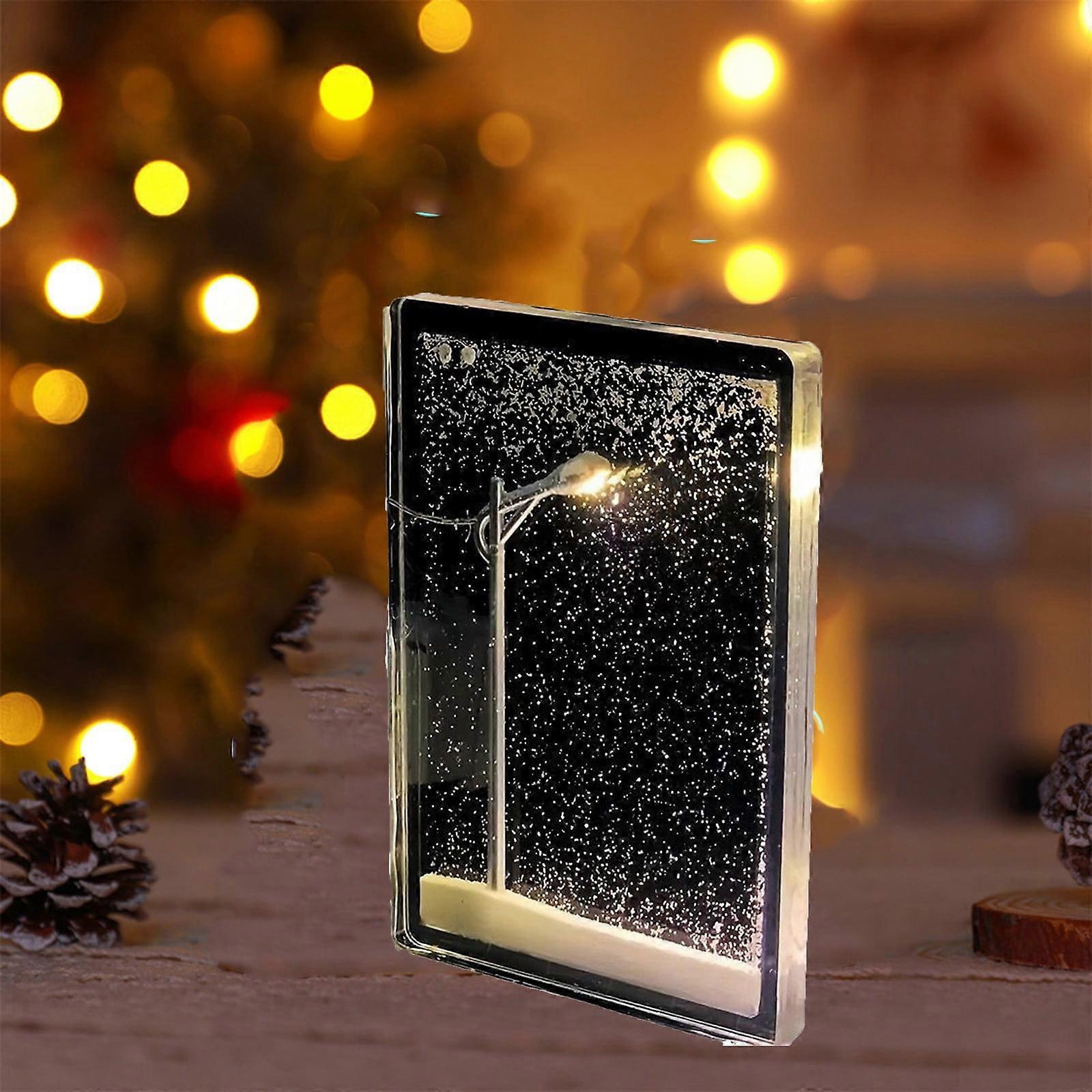 Penguin Light Shut Up Button, Compatible with Kids Ceiling Projector, Rotating Star Night Light for Car, Snow Scenery DIY Kit