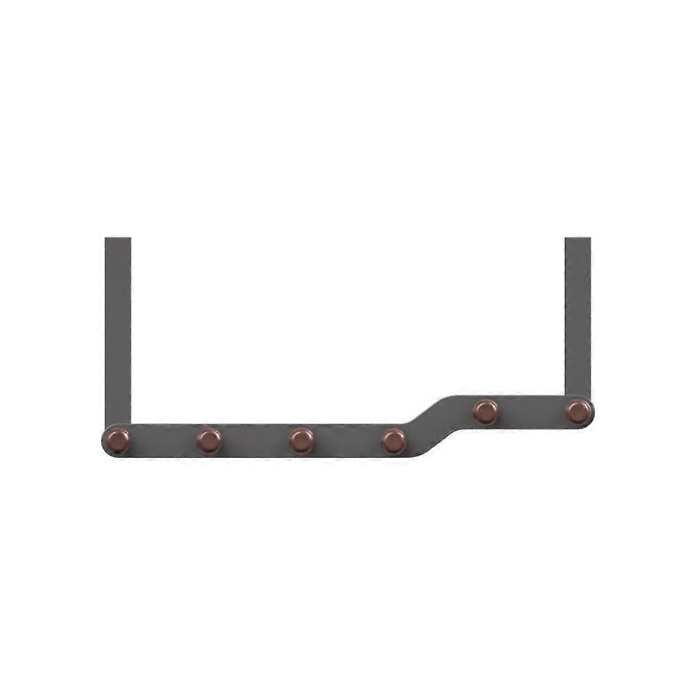 Hat Rack Wall Mounted BehindDoor Hooks for Entryway and Bedroom Storage NoPunch Installation