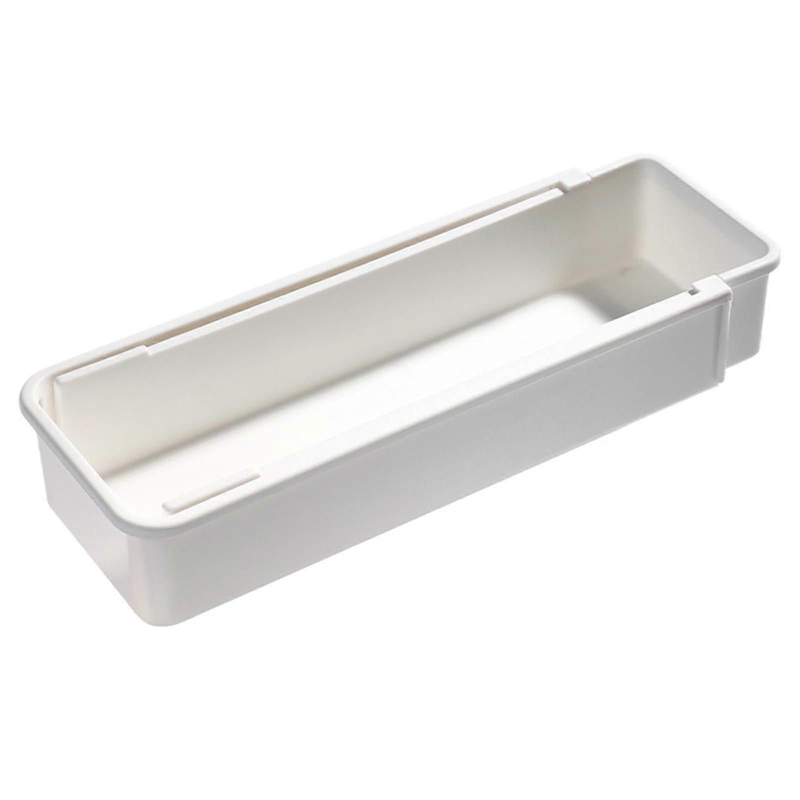 Expandable Straw Organizer Drawer For Cabinet Green Adjustable Size Kitchen Storage