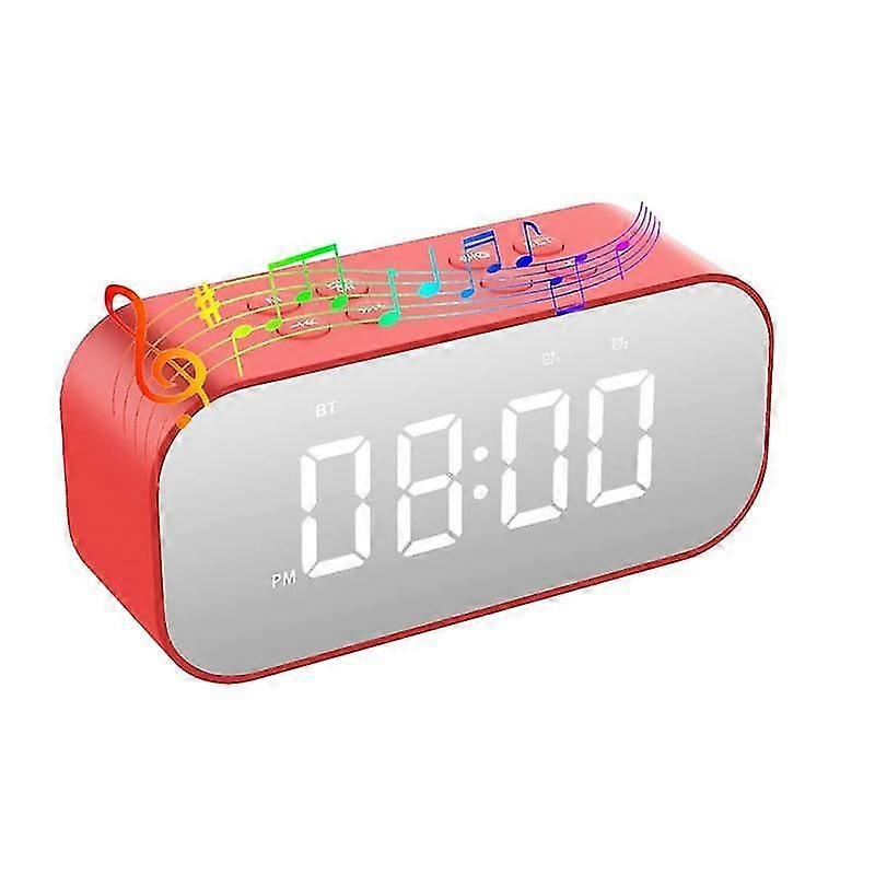 Alarm Clock For Bedroom/office,digital Clock With Bluetooth Speaker,alarm Clock For Heavy Sleepers