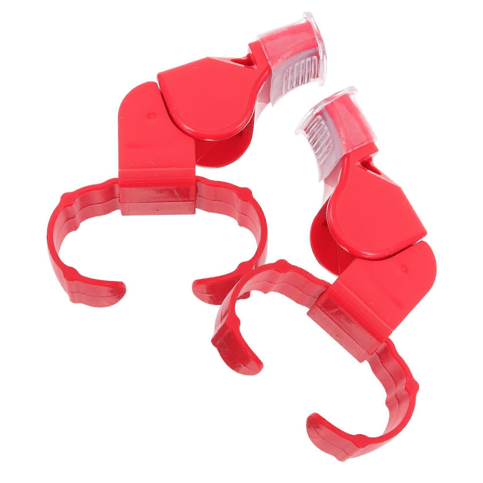 Loud Referee Whistle Ring ABS MultiFunction Whistle For Soccer Basketball Volleyball, 2Pcs Portable Training Tool