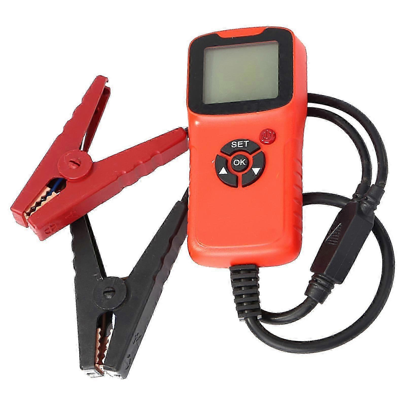 Car Battery Detector 100-1700 Cca Red Digital 12v Battery Tester For Car Testing