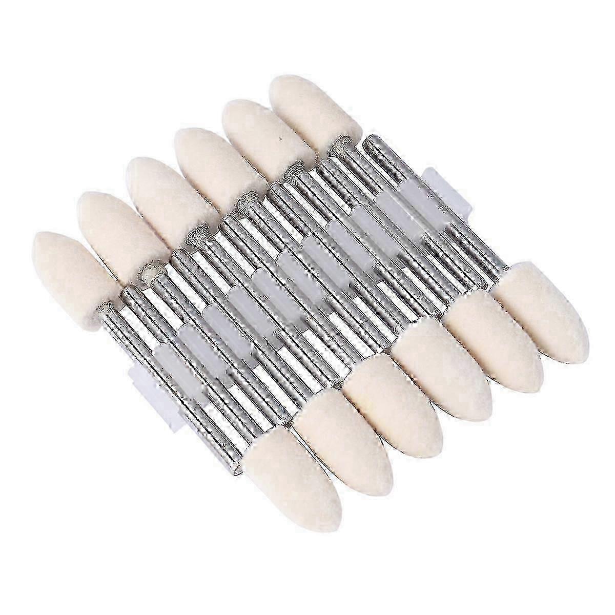 12 PCS Glass Drill Bit Diamond Drill Bits Felt Point Mounted Cone Polishing Tool Polishing Kit