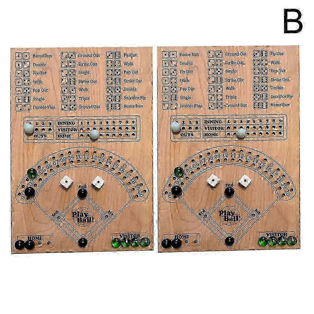 Baseball Dice Board Game Dice And Marbles Board Game Baseball Gameboard