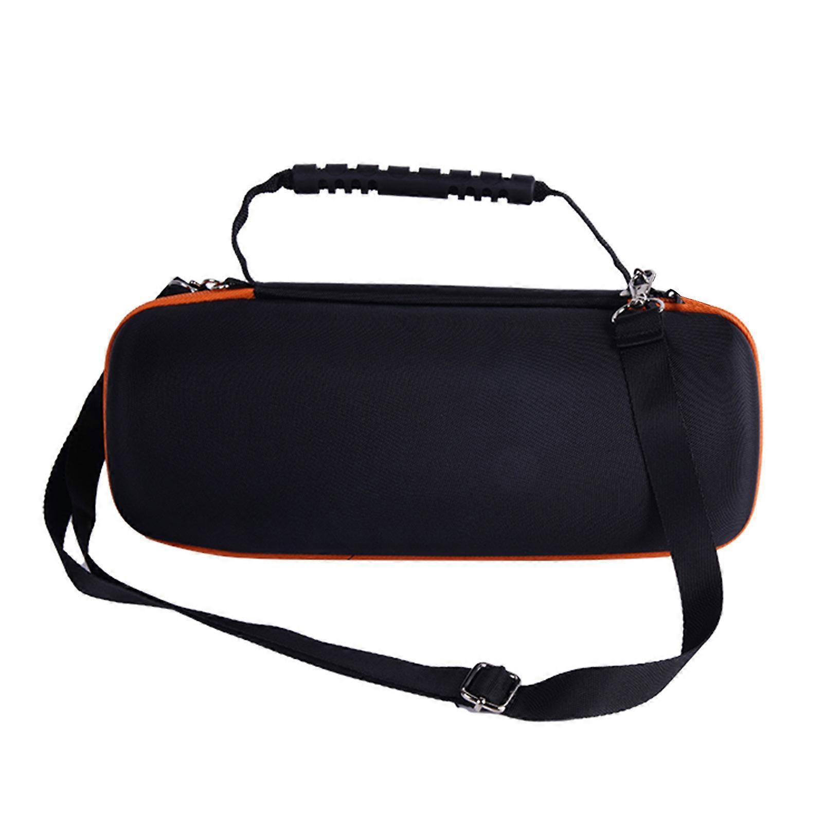 Hard Shell Carry Case for Charge6 Speaker Cover Shell Providing Enhances Protections Ensures Device Safety&Stability  Inner orange