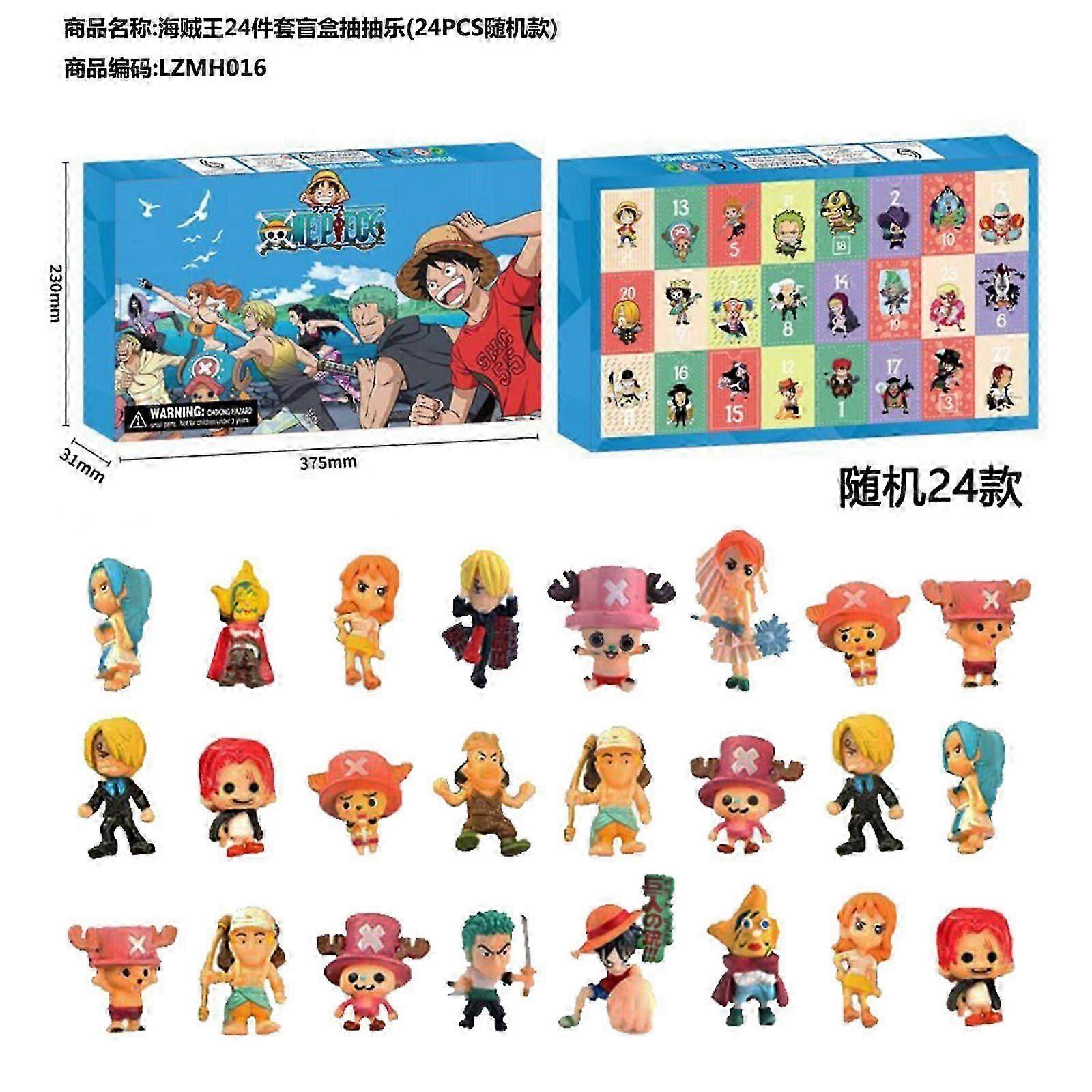 24pcs blind box Christmas advent calendar gift box Minecraft building block toys countdown small ornaments