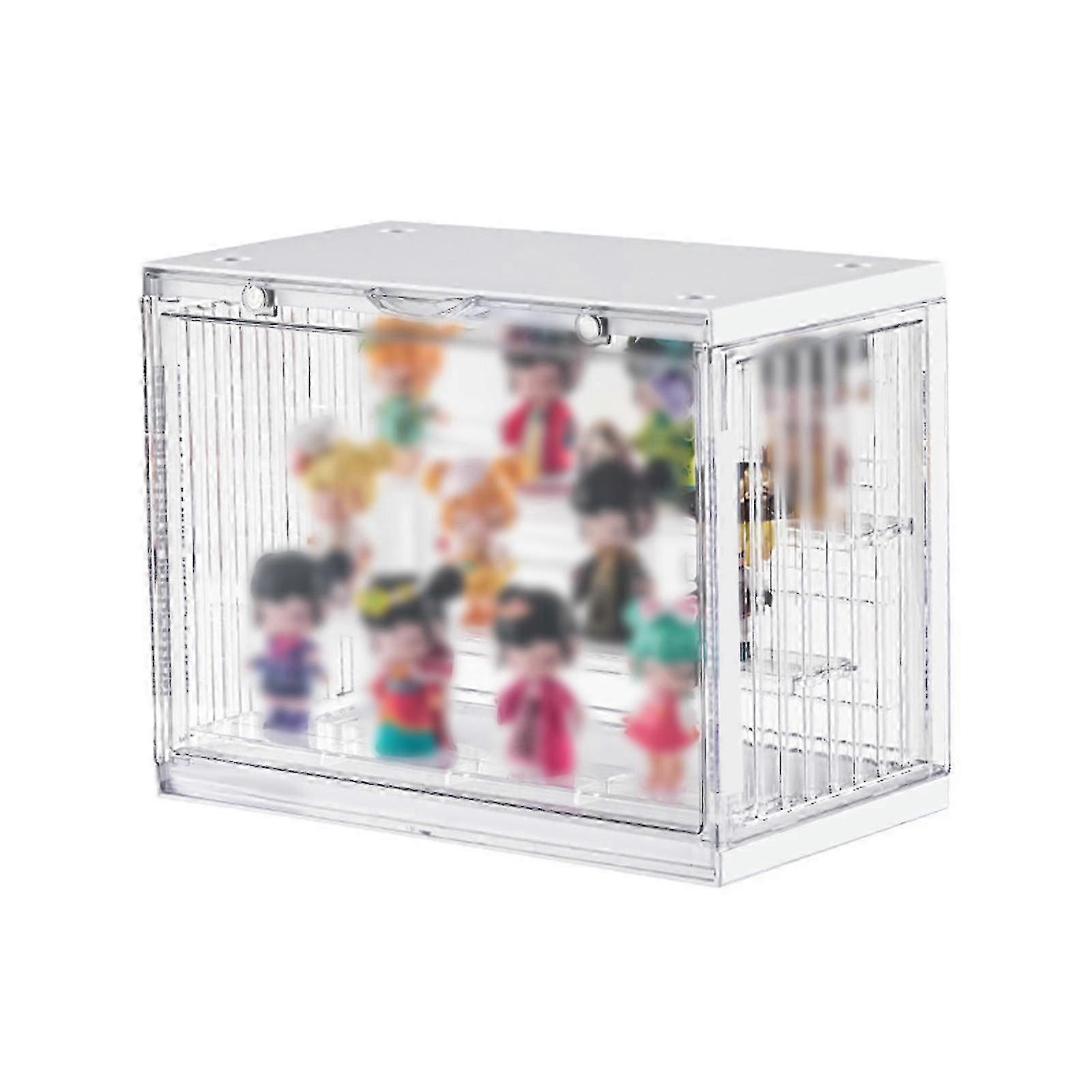 Large PET + PS Clear Collectibles Model Display Case Dustproof Box Action Figure Display Box