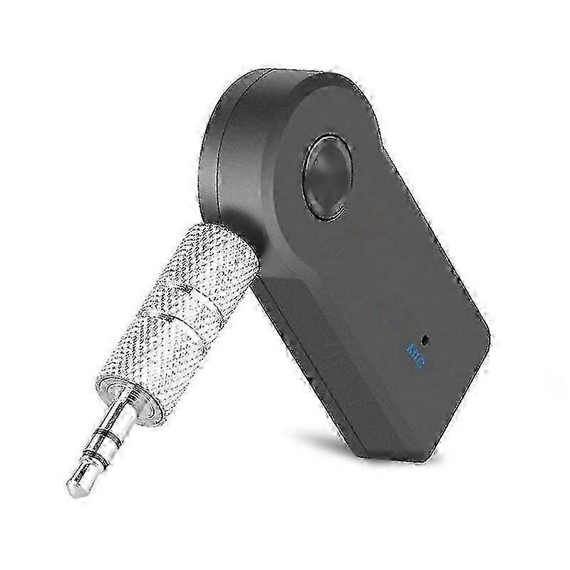 Black (A)$Bluetooth Receiver 3.5mm AUX Car Bluetooth Audio Receiver Speaker Audio Plug and Play Adapter
