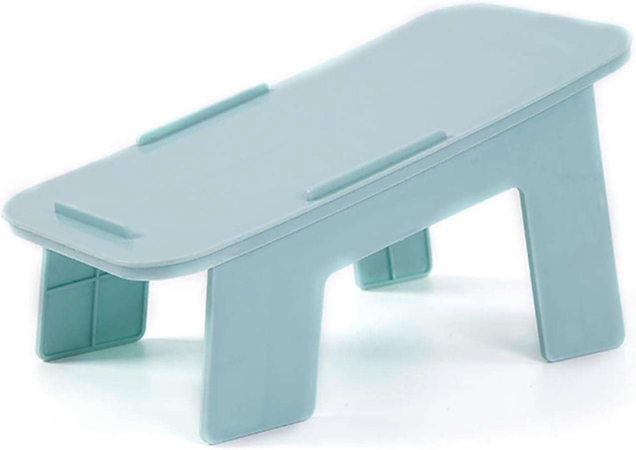 Shoe Organizer Rack 2 Pack Adjustable Double Layer Plastic Storage Holder for Closet (Blue)