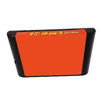 16 BIT Game Card - 196 in 1 Classic Collections Multicart for Drive Console Black